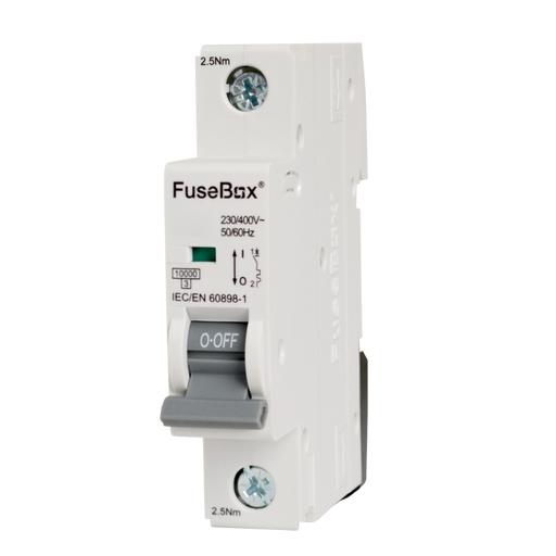FuseBox MT10C251 25A 1P C Curve 10kA MCB - westbasedirect.com