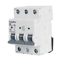 FuseBox MT10D063 6A 3P D Curve 10kA MCB