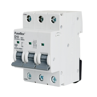 FuseBox MT10D103 10A 3P D Curve 10kA MCB