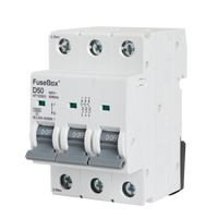 FuseBox MT10D503 50A 3P D Curve 10kA MCB