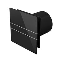 Velair EVEMAG100T003 Mela Air Glass Extractor Fan Timer 100mm Black