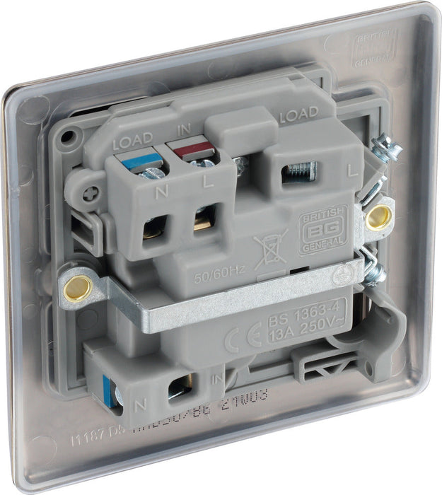 BG NAB50 Nexus Metal Switched Spur 13A - Antique Brass (5 Pack) - westbasedirect.com