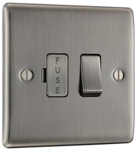 BG NBI50 Nexus Metal Switched Spur 13A - Brushed Iridium