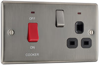 BG NBI70B Nexus Metal DP Cooker +Socket+Neon /Black - Brushed Iridium