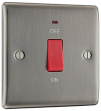 BG NBI74 Nexus Metal 45A DP Single Plate + Neon - Brushed Iridium