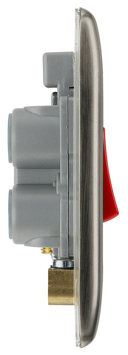 BG NBI74 Nexus Metal 45A DP Single Plate + Neon - Brushed Iridium - westbasedirect.com