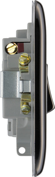 BG NBN50 Nexus Metal Switched Spur 13A - Black Nickel (5 Pack) - westbasedirect.com