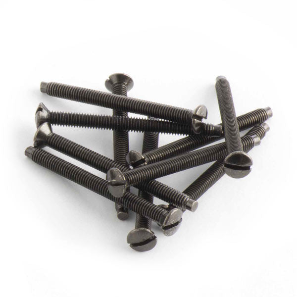 BG NFS38/10BN M3.5 x 38mm Raised Head Screws (10 Pack) - Black Nickel - westbasedirect.com