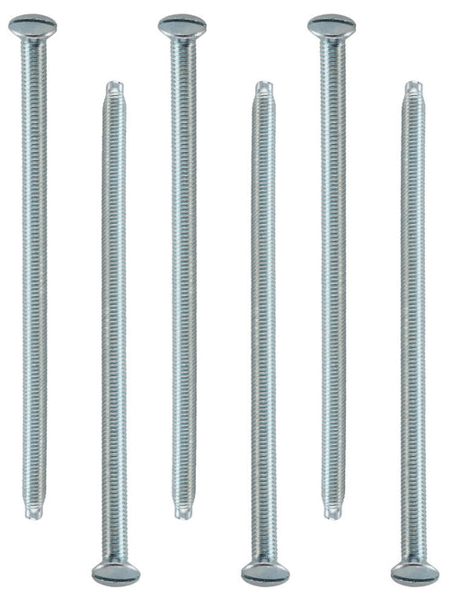 BG NFS75/10 M3.5 x 75mm Raised Head Screws (10 Pack) - Brushed Steel - westbasedirect.com