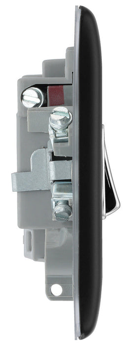 BG NMB50 Nexus Metal Switched Spur 13A - Matt Black - westbasedirect.com