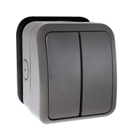 Click OA412AGU Weatherproof IP66 10AX 2G 2-Way Outdoor Switch