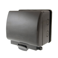 Click OA502AG Weatherproof IP66 2G Unfurnished Enclosure