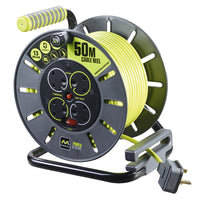 Masterplug OLU50134SL PRO-XT 4 Socket 50m 13A LRG Open Reel