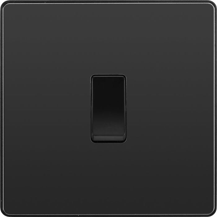 BG Evolve PCDBC13B 20A 16AX Single Intermediate Light Switch - Black Chrome (Black) - westbasedirect.com