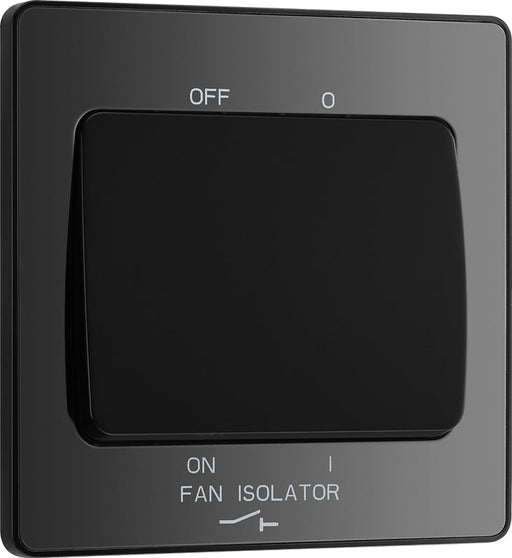 BG Evolve PCDBC15B 10A Triple Pole Fan Isolator Switch - Black Chrome (Black) - westbasedirect.com