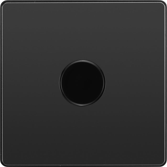 BG Evolve PCDBC81B 2-Way Trailing Edge LED 200W Single Dimmer Switch Push On/Off - Black Chrome (Black) - westbasedirect.com