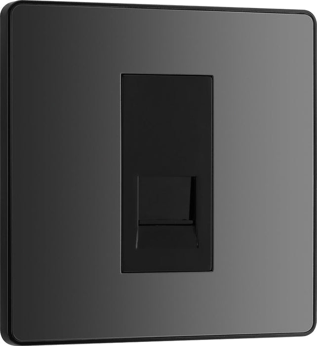 BG Evolve PCDBCBTM1B Single Master Telephone Socket - Black Chrome (Black) - westbasedirect.com