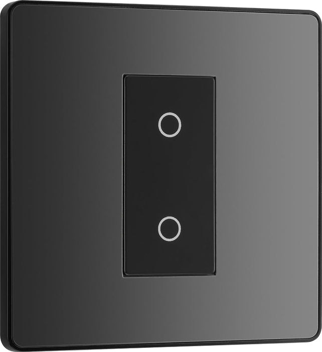 BG Evolve PCDBCTDM1B 2-Way Master 200W Single Touch Dimmer Switch - Black Chrome (Black) - westbasedirect.com