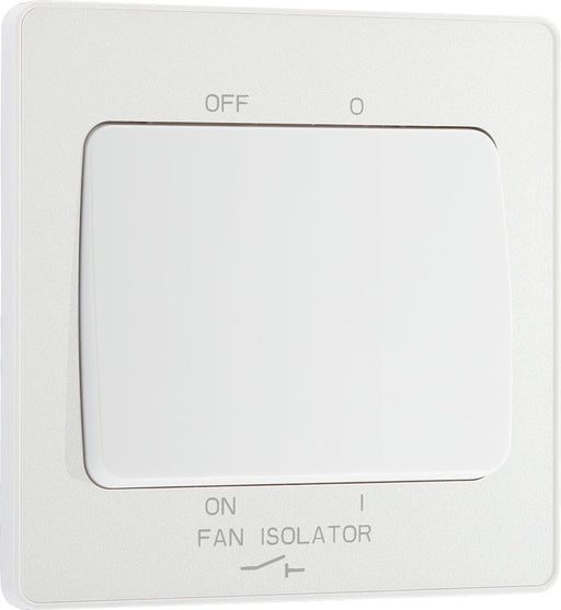 BG Evolve PCDCL15W 10A Triple Pole Fan Isolator Switch - Pearlescent White (White) - westbasedirect.com