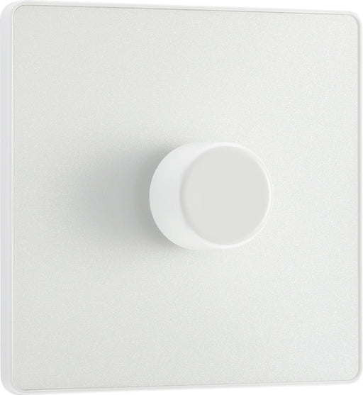 BG Evolve PCDCL81W 2-Way Trailing Edge LED 200W Single Dimmer Switch Push On/Off - Pearlescent White (White) - westbasedirect.com