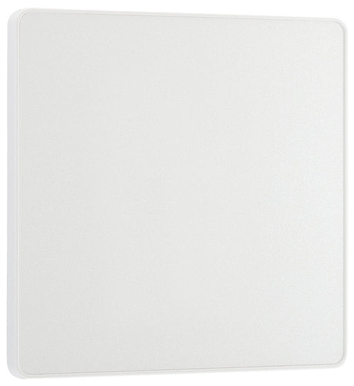 BG Evolve PCDCL94W Single Blank Plate - Pearlescent White (White) - westbasedirect.com