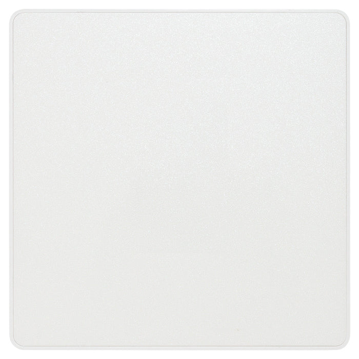 BG Evolve PCDCL94W Single Blank Plate - Pearlescent White (White) - westbasedirect.com