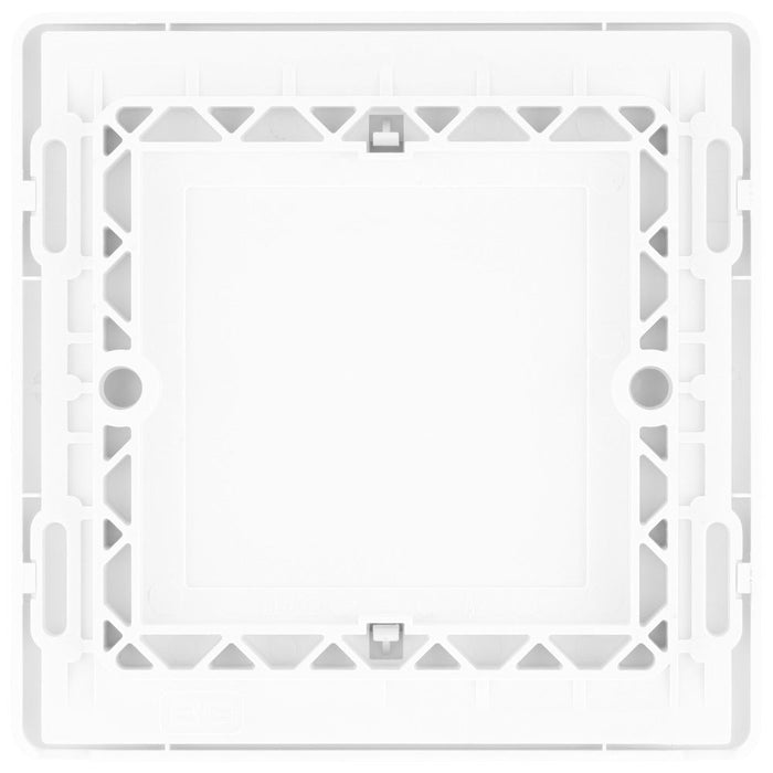 BG Evolve PCDCL94W Single Blank Plate - Pearlescent White (White) - westbasedirect.com