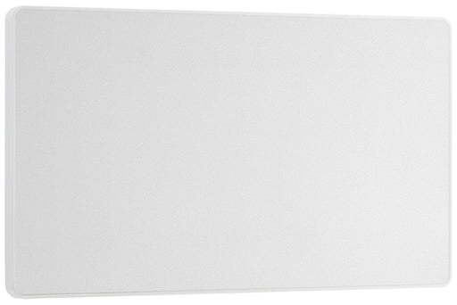 BG Evolve PCDCL95W Double Blank Plate - Pearlescent White (White) - westbasedirect.com