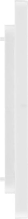 BG Evolve PCDCLEMR4W Quadruple Rectangular Front Plate (100 x 50) - Pearlescent White (White) - westbasedirect.com