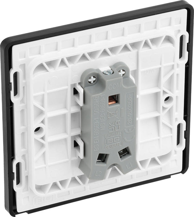 BG Evolve PCDCP12B 20A 16AX 2 Way Single Light Switch - Polished Copper (Black) (5 Pack) - westbasedirect.com