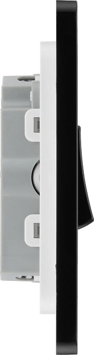 BG Evolve PCDCP43B 20A 16AX 2 Way Triple Light Switch - Polished Copper (Black) - westbasedirect.com
