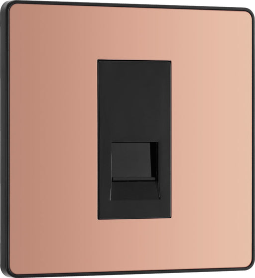 BG Evolve PCDCPBTM1B Single Master Telephone Socket - Polished Copper (Black) - westbasedirect.com