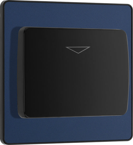 BG Evolve PCDDBKYCSB 20A 16A Hotel Key Card Switch - Matt Blue (Black) - westbasedirect.com