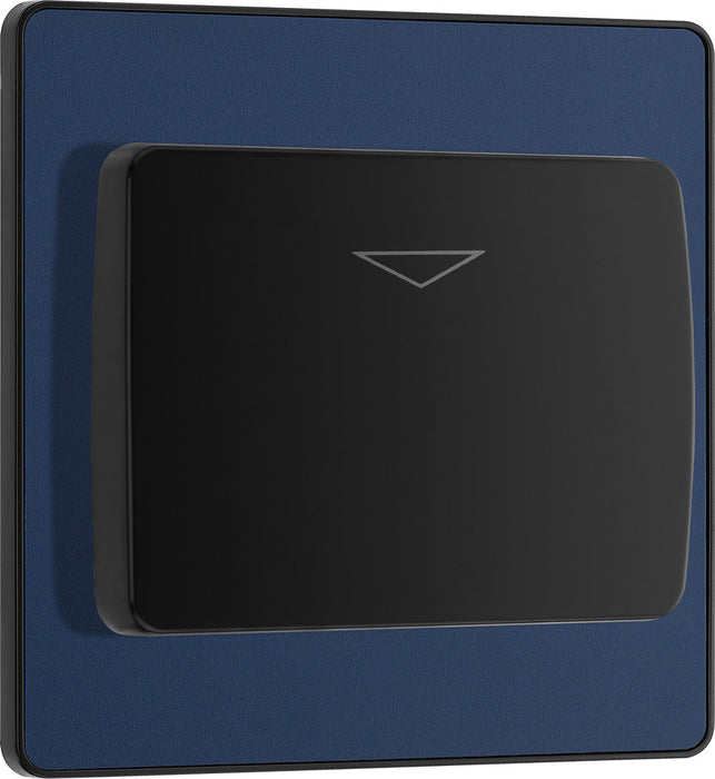 BG Evolve PCDDBKYCSB 20A 16A Hotel Key Card Switch - Matt Blue (Black) - westbasedirect.com