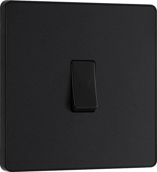 BG Evolve PCDMB13B 20A 16AX Single Intermediate Light Switch - Matt Black (Black) - westbasedirect.com