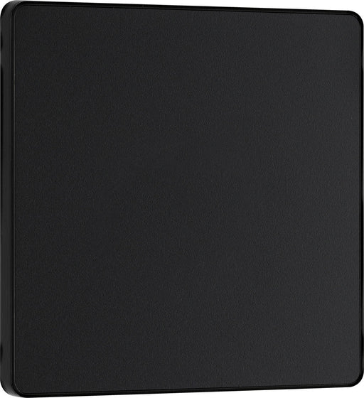BG Evolve PCDMB94B Single Blank Plate - Matt Black (Black) - westbasedirect.com