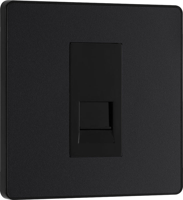 BG Evolve PCDMBBTS1B Single Secondary Telephone Socket - Matt Black (Black) - westbasedirect.com