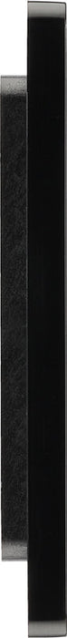 BG Evolve PCDMBEMS2B Twin Euro Module Aperture Single Front Plate (50 x 50) - Matt Black (Black) - westbasedirect.com