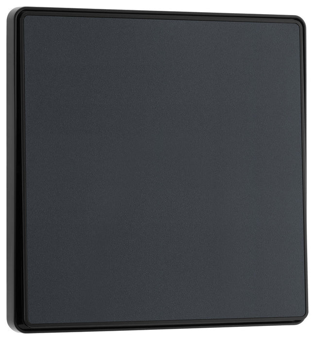 BG Evolve PCDMG13EB 20A 16AX 2 Way Single Intermediate Light Switch, Edge to Edge Rocker - Matt Grey (Black) - westbasedirect.com