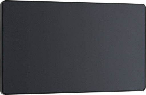 BG Evolve PCDMG95B Double Blank Plate - Matt Grey (Black) - westbasedirect.com