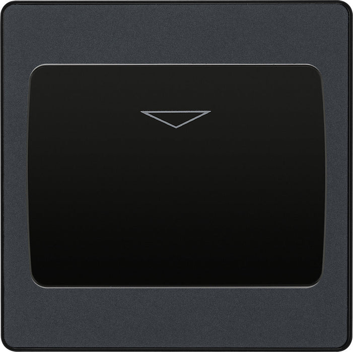 BG Evolve PCDMGKYCSB 20A 16A Hotel Key Card Switch - Matt Grey (Black) - westbasedirect.com