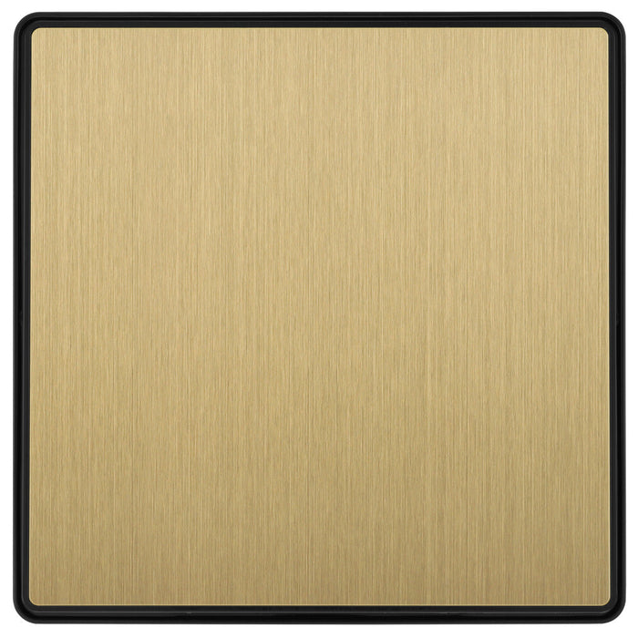 BG Evolve PCDSB13EB 20A 16AX 2 Way Single Intermediate Light Switch, Edge to Edge Rocker - Satin Brass (Black) - westbasedirect.com