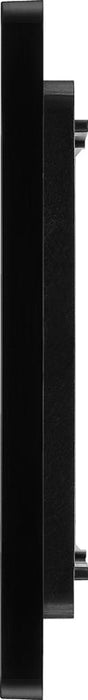 BG Evolve PCDSBEMR4B Quadruple Rectangular Front Plate (100 x 50) - Satin Brass (Black) - westbasedirect.com