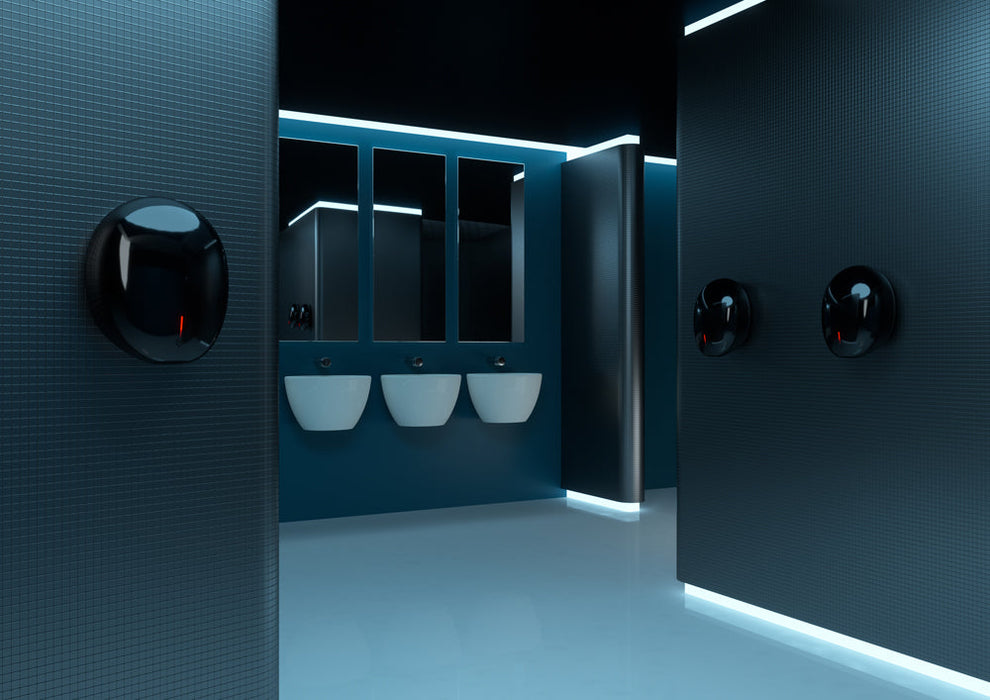 Velair EHDPPB003 Pebble Hand Dryer Black (H13 Media iFilter included) - westbasedirect.com