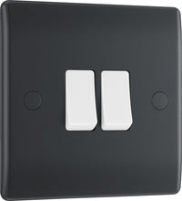 BG PM42 Part M 20A 16AX 2 Way Double Light Switch