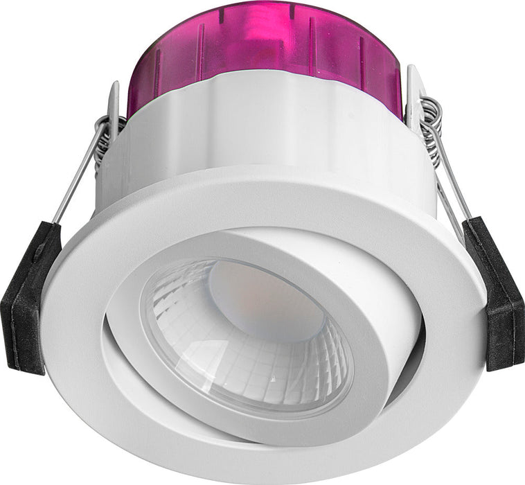 Luceco PTA6WCCT FType Elite 4W/6W 750Lm Power Change & 4 Colour CCT 2700K/3000K/4000K/6000K Dimmable IP65 White - Adjustable - westbasedirect.com