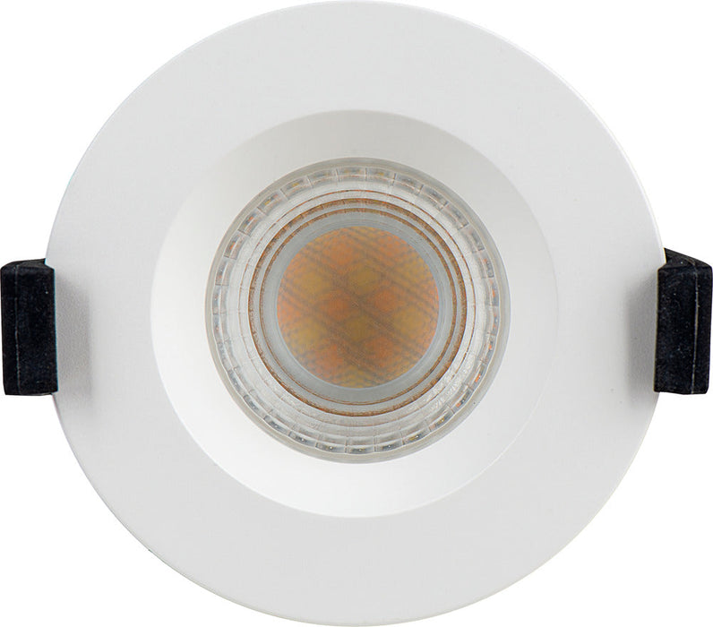 Luceco PTF6WCCT/10 FType Elite 4W/6W 750Lm Power Change & 4 Colour CCT 2700K/3000K/4000K/6000K Dimmable IP65 White - Flat (10 Pack) - westbasedirect.com