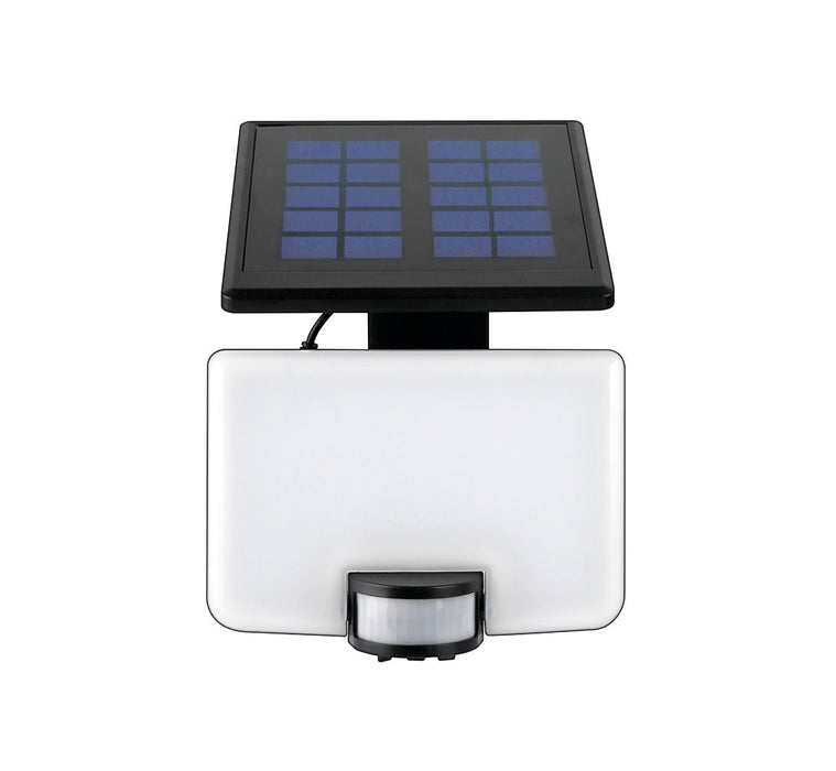 Luceco LEXSF8B40 Solar Guardian Floodlight with PIR Sensor & Detachable Solar Panel 8W 800lm 4000K - westbasedirect.com