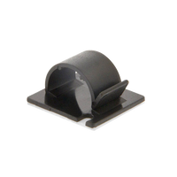 Unicrimp QTMB5 Black Cable Tie Mount with 5mm Hole (Pack 100)