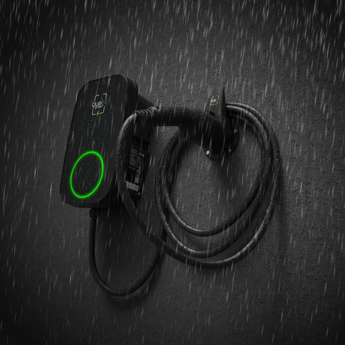 Rolec EVON0095 QUBEV Smart EV Charger Type 2 5m Tethered 32A (7.4kW) - westbasedirect.com